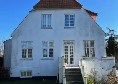 Udskiftning af vinduer i helt hus i Hellerup